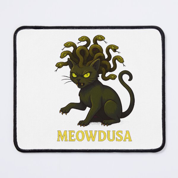 Item preview, Meowdusa – The Gorgon Cat of Myth and Mischief - V3 - NB designed and sold by WheelieGdArt.