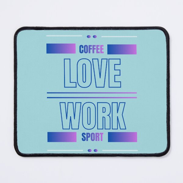 Item preview, Coffee Love Work Sport – Daily Motivation designed and sold by Mona-kewana.