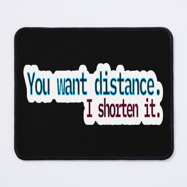 Item preview, Bold Flirty Humor – I Shorten Distance – Gift for Singles – Retro Comics • Neon Outline designed and sold by JacobKAurumhead.