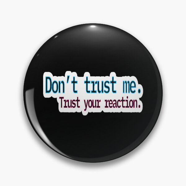 Item preview, Bold Flirty Humor – Trust Your Reaction – Gift for Someone You Like – Retro Comics • Neon Outline designed and sold by JacobKAurumhead.