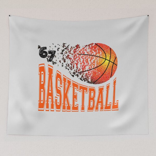 Item preview, Funny Meme 67 Basketball Six Seven Brainrot Lover designed and sold by Zayavca.