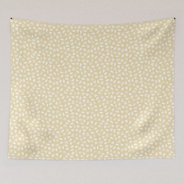 Item preview, Leaves Silhouette - Toileberry Bright - yellow designed and sold by Stephanie Fiona Design.