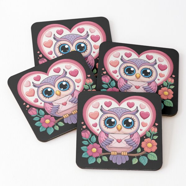 Item preview, Cute Owl with Love Letter designed and sold by jkrphoto.