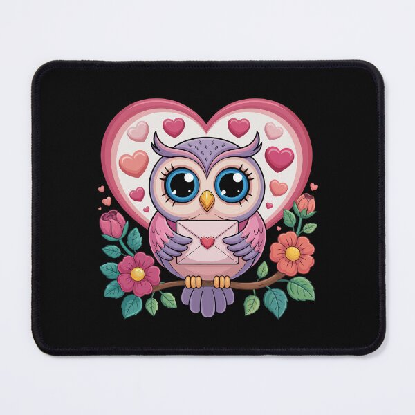 Item preview, Cute Owl with Love Letter designed and sold by jkrphoto.