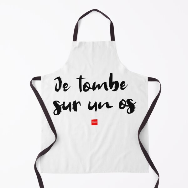 Item preview, Je tombe sur un os – I Hit a Snag (French Idiom Typography) designed and sold by FrancophileFun.