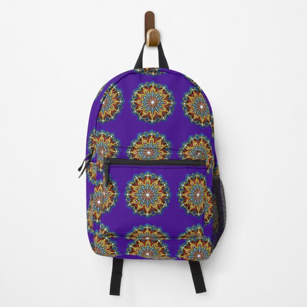 Item preview, Vibrant Psychedelic Colorful Round Mandala designed and sold by TeeARTHY.