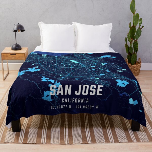 Item preview, San Jose Midnight City Map designed and sold by HomeLivingCo.