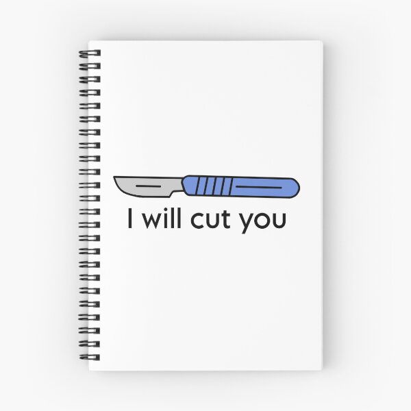 Item preview, I will cut you scalpel designed and sold by deathdoodlesbymil.
