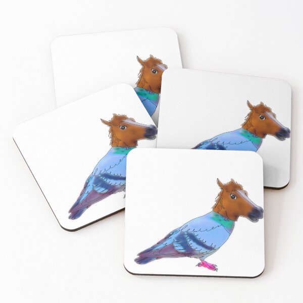 Item preview, pigeon in horse hat - animalzinhats  designed and sold by Ashley’sAnimalz.