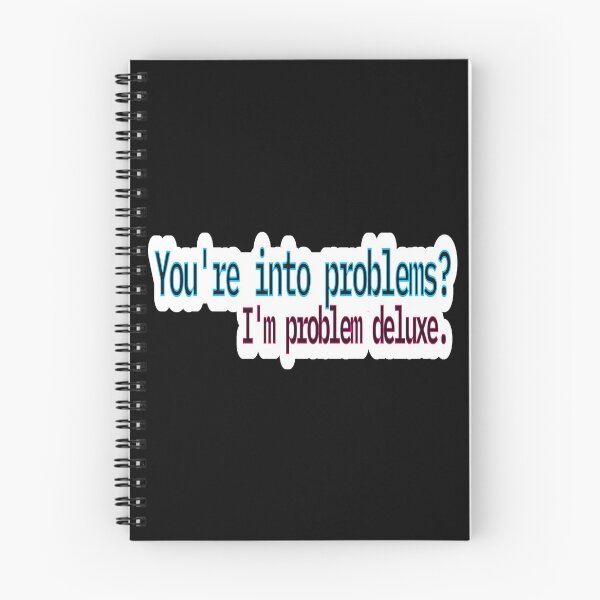 Item preview, Bold Flirty Humor – Problem Deluxe Quote – Gift for Singles – Retro Comic • Neon Outline designed and sold by JacobKAurumhead.