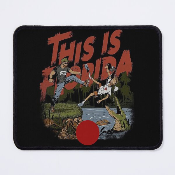 Item preview, “This Is Florida Funny Gator Meme Design | Wild Florida Man Cartoon Shirt & Sticker Art” designed and sold by DigitalNyx.