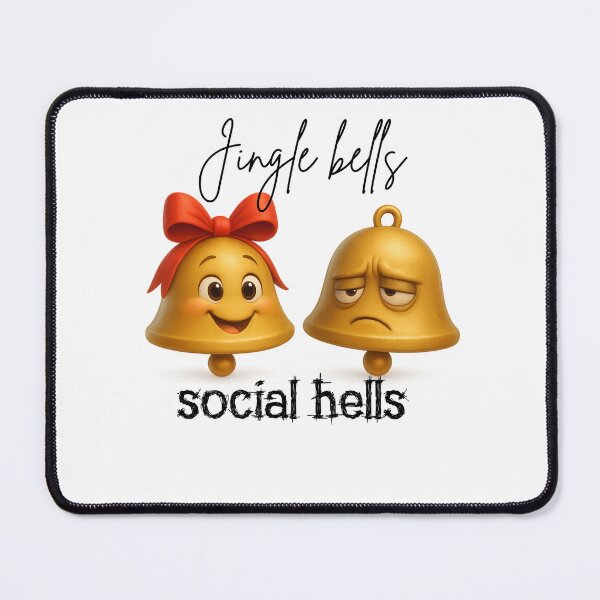 Item preview, Jingle bells social hells christmas season designed and sold by digitalbitcraft.