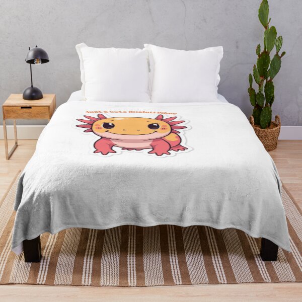 Item preview, Just a Cute Axolotl Vibes | Kawaii Axolotl Quote Design for Stickers & Apparel . designed and sold by printeGear.