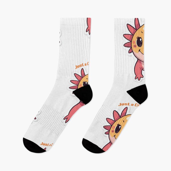 Item preview, Just a Cute Axolotl Vibes | Kawaii Axolotl Quote Design for Stickers & Apparel . designed and sold by printeGear.
