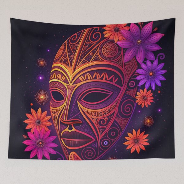 Item preview, Mask Aztec tribals  designed and sold by Lucky 777.