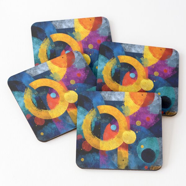 Item preview, Radiant Geometric Circles in Layered Abstract Motion designed and sold by daila70.