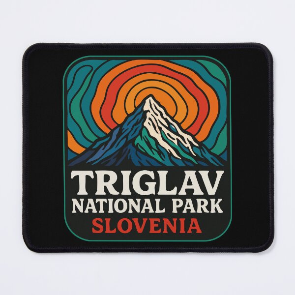 Item preview, Triglav National Park Slovenia Retro Travel designed and sold by TomFrontierArt.