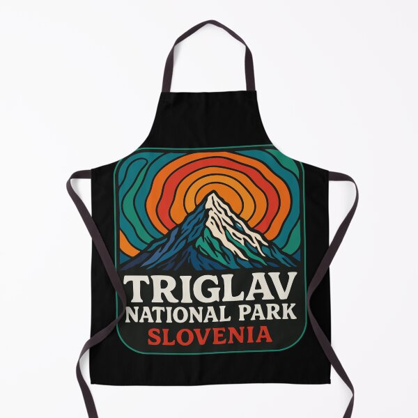 Item preview, Triglav National Park Slovenia Retro Travel designed and sold by TomFrontierArt.