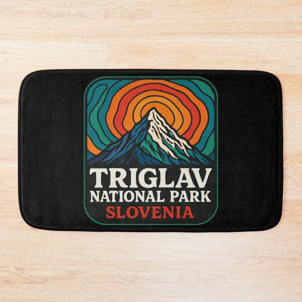 Item preview, Triglav National Park Slovenia Retro Travel designed and sold by TomFrontierArt.