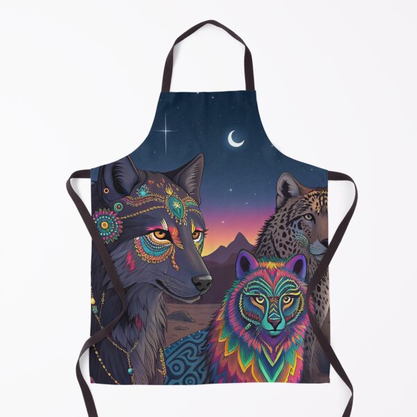 Item preview, A tribe of glowing psychedelic spirit animals designed and sold by Lucky 777.