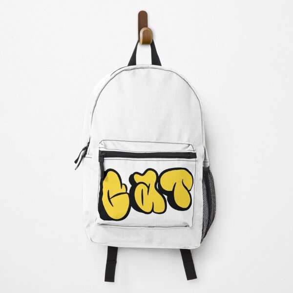 Item preview, Graffiti “CAT” Yellow Bubble Letter Street Art designed and sold by MeowTouch Art.