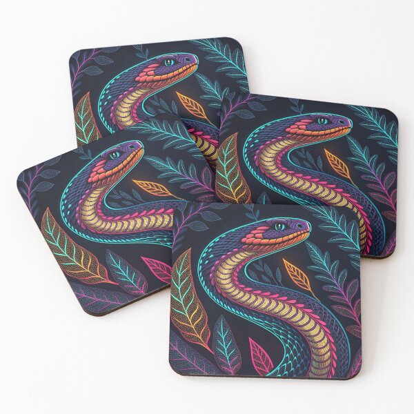 Item preview, A tribe trippy snake  designed and sold by Lucky 777.