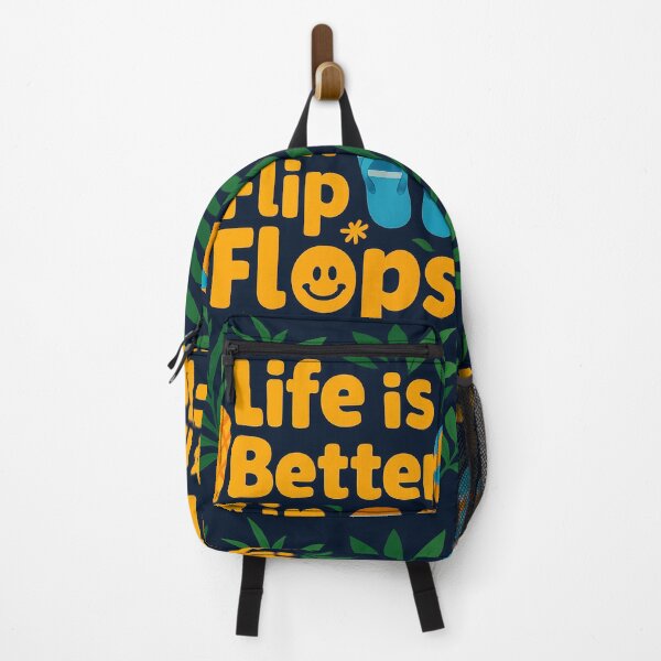 Item preview, Life is Better in Flip Flops - Tropical Summer Vacation Beach Vibe Design designed and sold by XanaduHills.