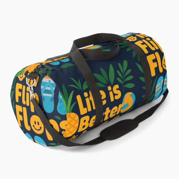 Item preview, Life is Better in Flip Flops - Tropical Summer Vacation Beach Vibe Design designed and sold by XanaduHills.