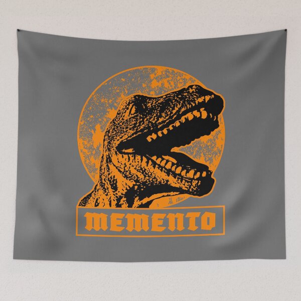Item preview, MEMENTO - REMEMBER. ORANGE STENCIL TEXTURE. designed and sold by 5hertz.
