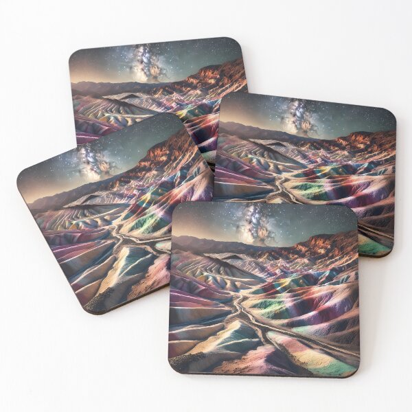Item preview, Cosmic Night Over Rainbow Desert designed and sold by Savannarojas.
