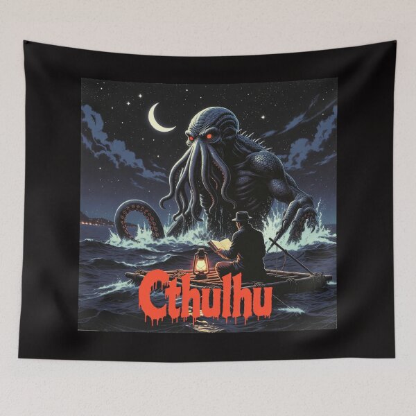 Item preview, Summoning Cthulu - H.P Lovecraft designed and sold by Zews333.