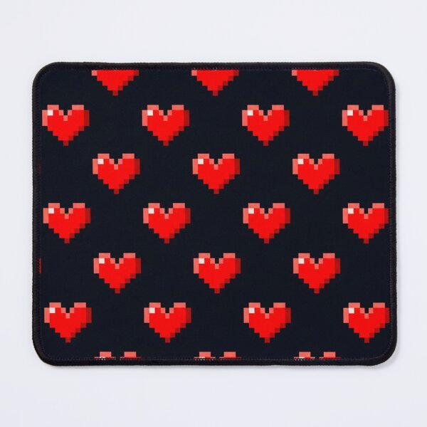 Item preview, Pixel Love Hearts Pattern designed and sold by jumpercat.