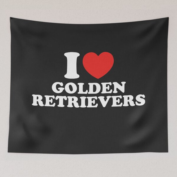 Item preview, I Love Golden Retrievers designed and sold by shitpostee.