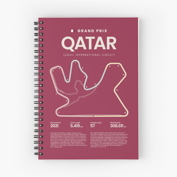 Item preview, Lusail International Circuit Qatar Motorsport designed and sold by archetype prints.
