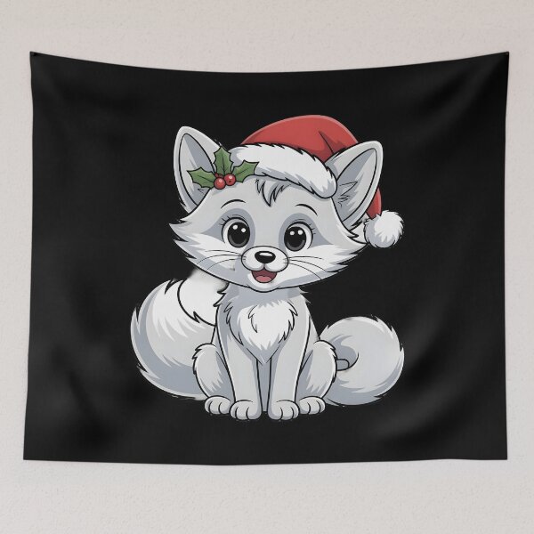 Item preview, Christmas Fox designed and sold by HAPPYinPIECES.
