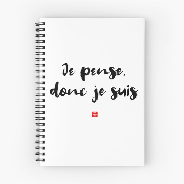 Item preview, Je pense, donc je suis – I Think, Therefore I Am (French Expression Typography) designed and sold by FrancophileFun.