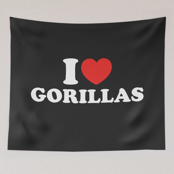 Item preview, I Love Gorillas designed and sold by shitpostee.