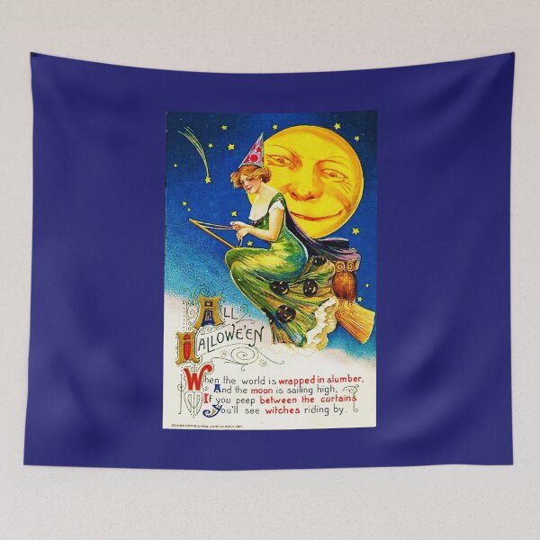 Item preview, Moonlit Ride - All Hallowe’en 1911 designed and sold by WheelieGdArt.