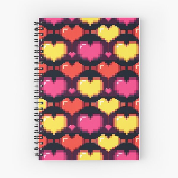 Item preview, Retro Gaming Hearts Pattern designed and sold by jumpercat.