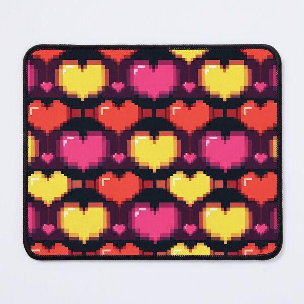 Item preview, Retro Gaming Hearts Pattern designed and sold by jumpercat.