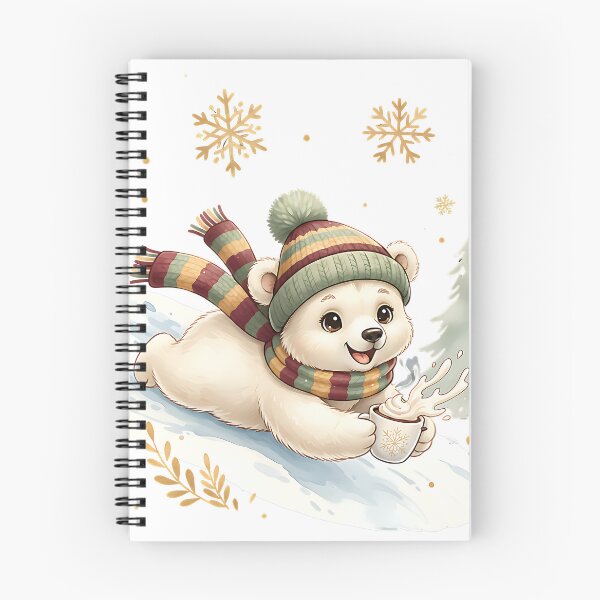 Item preview, Cozy Winter Bear — Sliding Adventure designed and sold by Mora Atelier Designs.