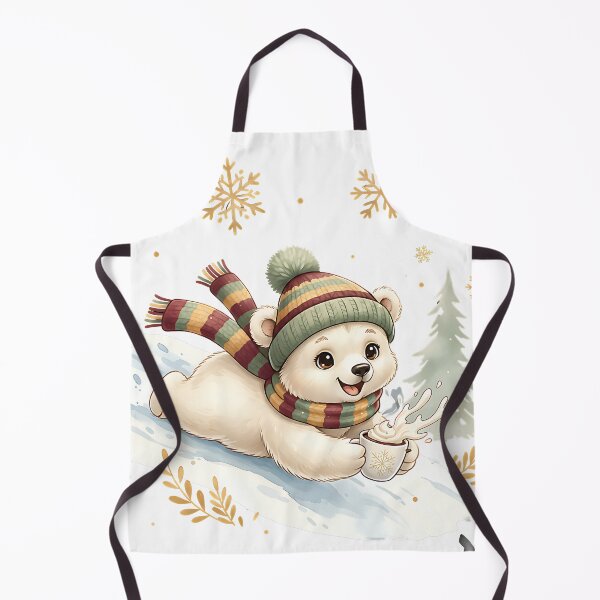 Item preview, Cozy Winter Bear — Sliding Adventure designed and sold by Mora Atelier Designs.