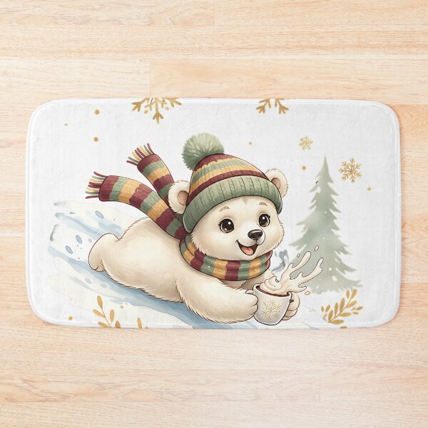 Item preview, Cozy Winter Bear — Sliding Adventure designed and sold by Mora Atelier Designs.