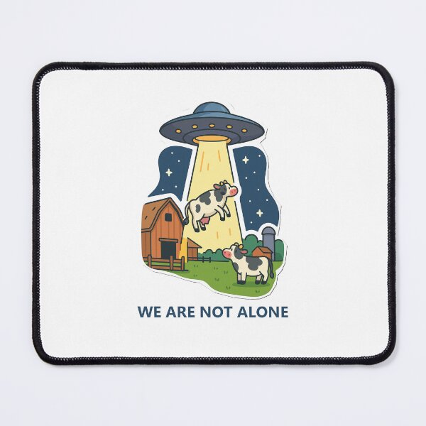 Item preview, Aliens steal cows WE ARE NOT ALONE designed and sold by InkaT-shirt.