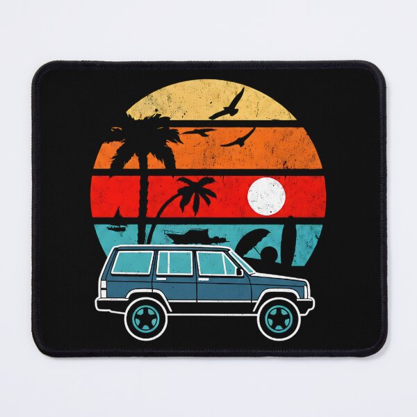 Item preview, Cherokee XJ 4x4 Off road Ride- Retro Beach Sunset Shirt, Vintage SUV designed and sold by Off-Road-Zone.