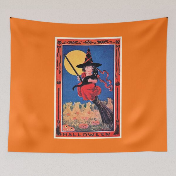 Item preview, Witch’s Flight Under the Harvest Moon - V3 designed and sold by WheelieGdArt.