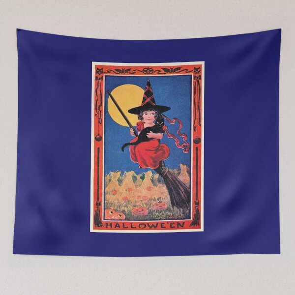 Item preview, Witch’s Flight Under the Harvest Moon designed and sold by WheelieGdArt.