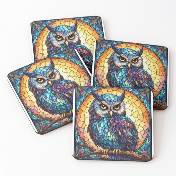Item preview, Splash Ink, Stained Glass, Owl Edition 1 designed and sold by CharlieDesings.