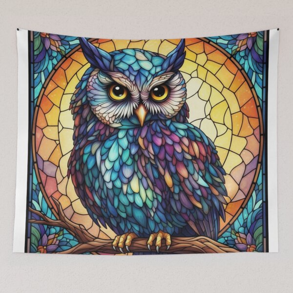 Item preview, Splash Ink, Stained Glass, Owl Edition 1 designed and sold by CharlieDesings.