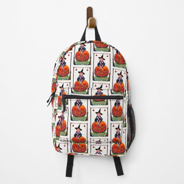 Item preview, Little Witch and the Pumpkin Smile - V4 - Offset Grid Pattern designed and sold by WheelieGdArt.